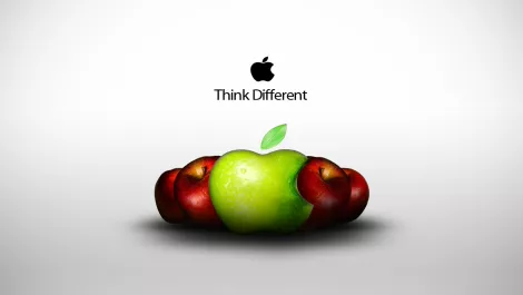 Apple think different x widescreen