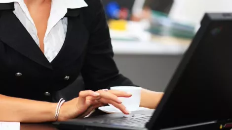 Woman laptop