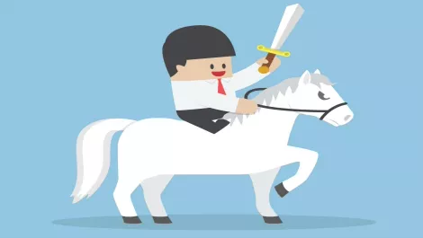 With MYOB? They just announced record double digit financial results