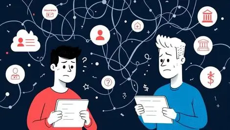 Frustrated australian new zealander confused digital forms insurance healthcare banking