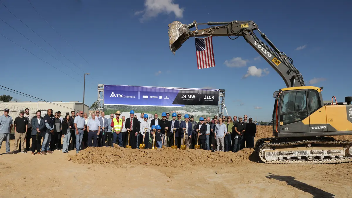 Trg houston data center hou2 groundbreaking group sm