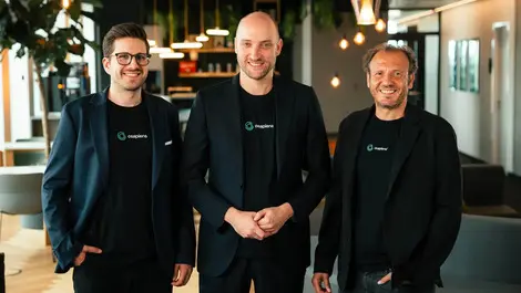 Osapiens founders matthias jungblut stefan wawrzinek alberto zamora  left to right  cropped