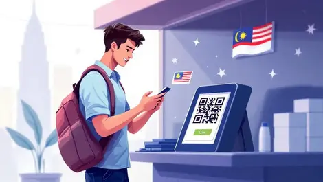 Filipino worker malaysia qr payment kiosk cross border fintech