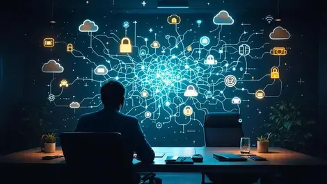 Stressed ciso confronts overgrown cloud ai web over servers night