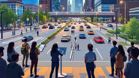 Detroit transportation summit students ai mobility autonomous cars