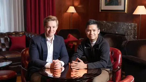 Zalos founders william fairbairn and hung hoang