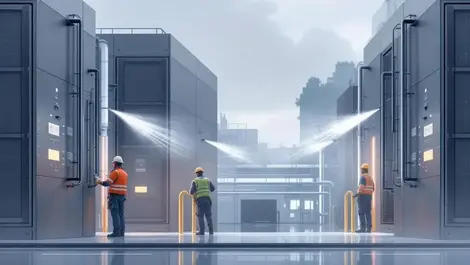 Fire mist system installed at Paris Digital Park campus